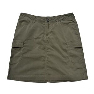 Patagonia Women's Solimar Skirt Nylon Travel Hiking Green Casual Size 2